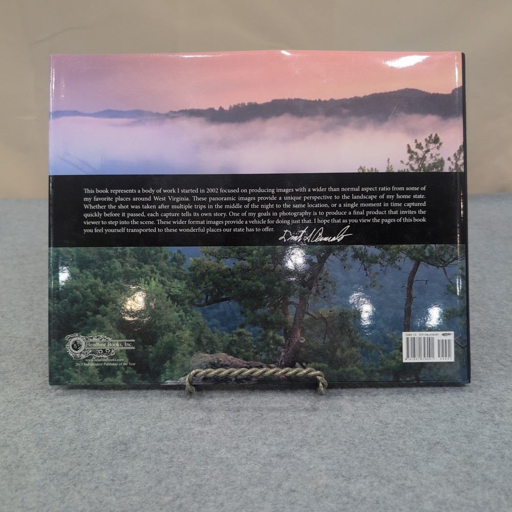 West Virginia A Wider View Frank Ceravalo Signed Panoramic Photography Hardcover - Picture 2 of 4
